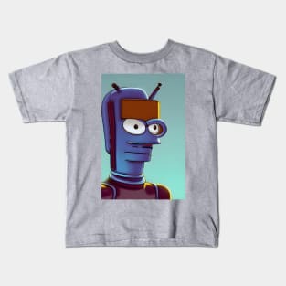 Robot from other planet Kids T-Shirt